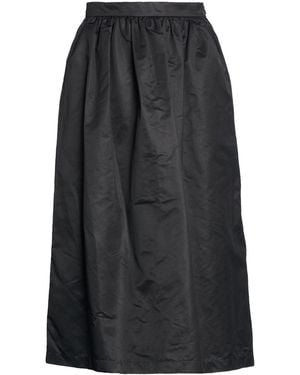 Douuod Midi Skirt Cotton, Polyamide - Black