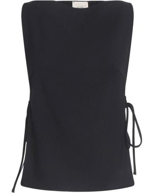 Alysi Crème Midnight Top Virgin Wool - Black