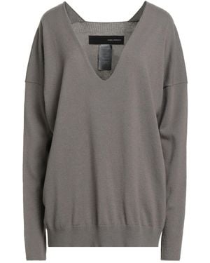 Isabel Benenato Taupe Jumper Cashmere - Grey