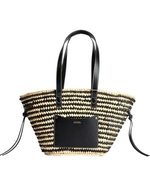 Isabel Marant Handbag Straw, Polyurethane - Black