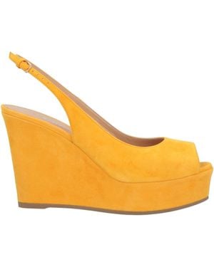 Sergio Rossi Sandals Leather - Orange