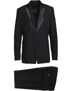 Versace Suit Wool, Viscose - Black