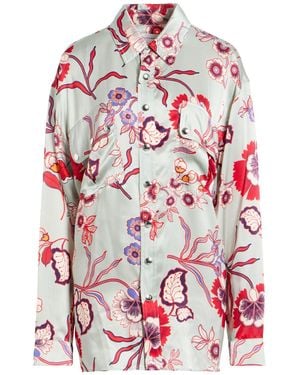 Faith Connexion Shirt Silk - Red