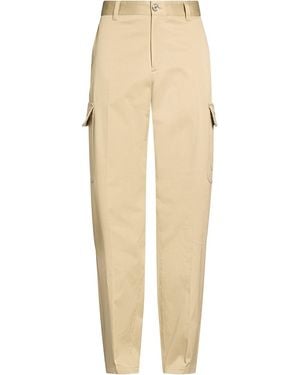 Versace Khaki Pants Cotton - Natural