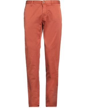 Incotex Slacks By Slowear Trousers Cotton, Elastane - Red
