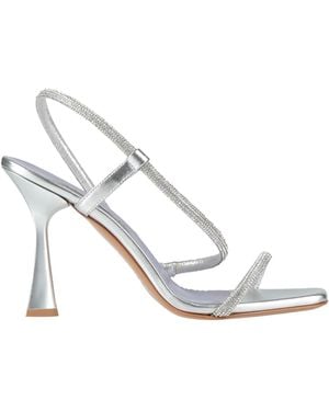 Albano Sandals Textile Fibres - White