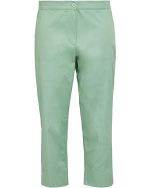 Diana Gallesi Pants Cotton, Elastane - Green
