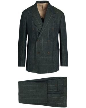 The Gigi Dark Suit Linen - Blue