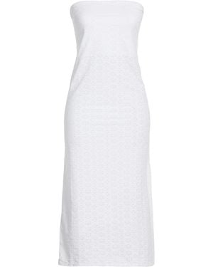 Fisico Midi Dress Polyamide, Elastane - White
