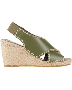 Palomitas By Paloma Barcelo' Military Espadrilles Leather - Green