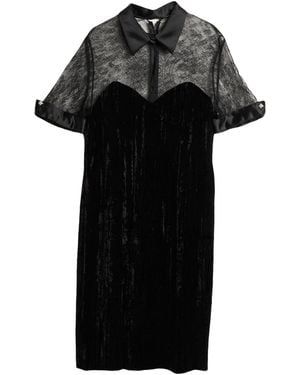 Clips Midi Dress Viscose - Black