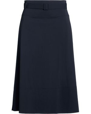 Max Mara Leisure Midnight Midi Skirt Polyamide, Elastane - Blue
