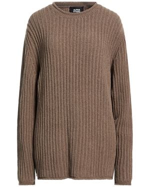 Alpha Studio Pullover - Marrone