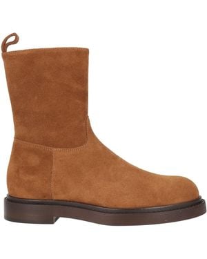 Fabiana Filippi Camel Ankle Boots Leather - Brown