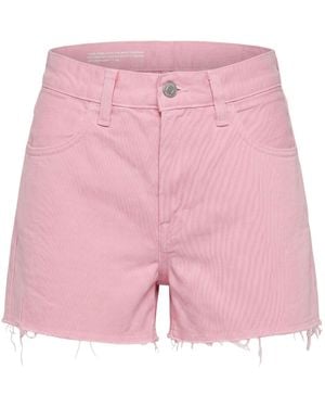 PANGAIA Denim Shorts Organic Cotton, Cotton, Ramie - Pink