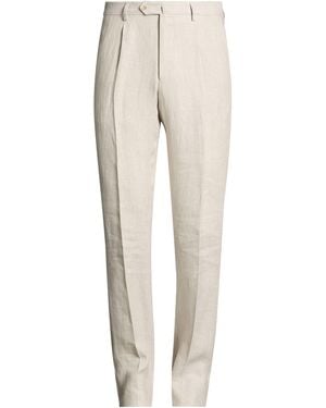 Caruso Light Trousers Linen - Natural