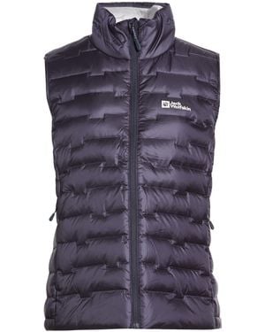 Jack Wolfskin Vest Recycled Polyamide - Blue