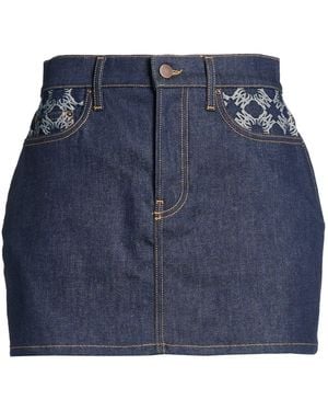 Amiri Denim Skirt Cotton, Elastane - Blue