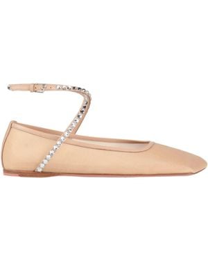 AMINA MUADDI Ballet Flats - Natural