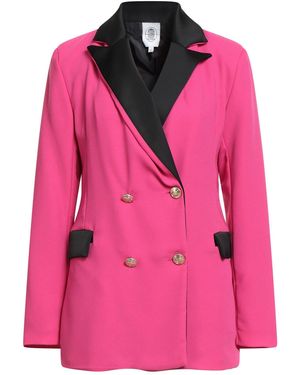 Le Volière Fuchsia Blazer Polyester - Pink