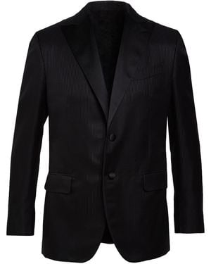 Caruso Blazer Wool, Silk - Black