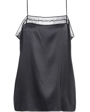 Ann Demeulemeester Top Silk - Black