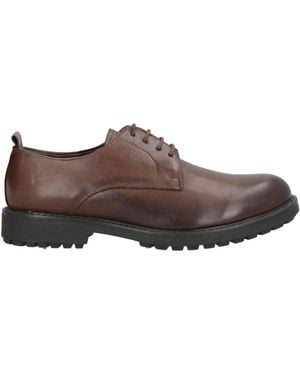 OVER/D Lace-up Shoes - Brown