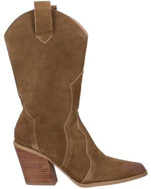 ALMA BLUE Ankle Boots Leather - Brown