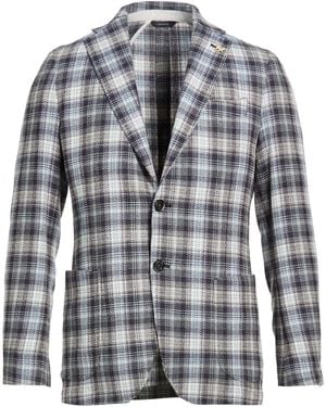 Tombolini Blazer Virgin Wool, Cotton, Polyamide - Blue