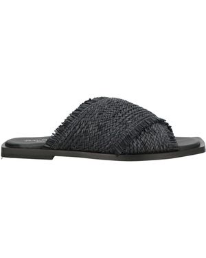Baldinini Sandals Textile Fibres - Black