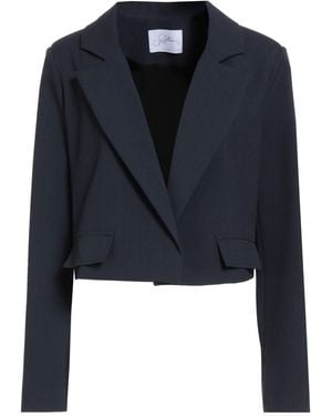 Soallure Blazer Polyester, Viscose, Elastane - Blue