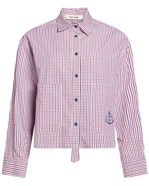 ROSE DENIM Shirt Cotton - Purple