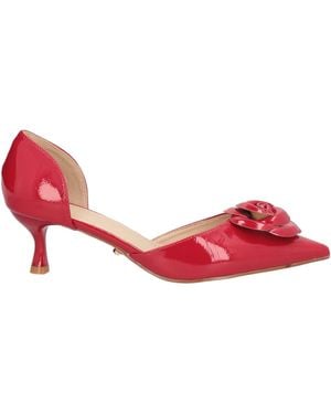 Twenty Four Haitch Court Shoes - Red