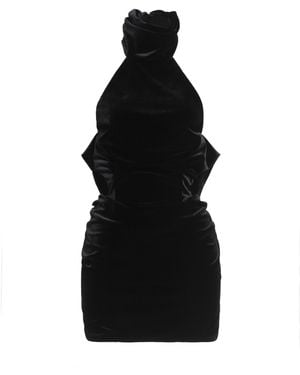 Galvan London Mini Dress Polyester, Elastane - Black