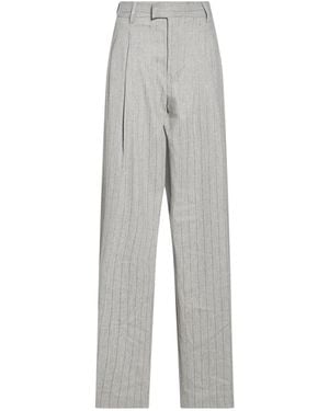 A PAPER KID Trousers Polyester, Viscose, Wool, Elastane - Grey
