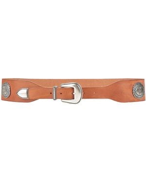 Eleventy Belt Leather - White