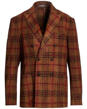 Havana & Co. Blazer Acrylic, Virgin Wool, Polyester - Brown