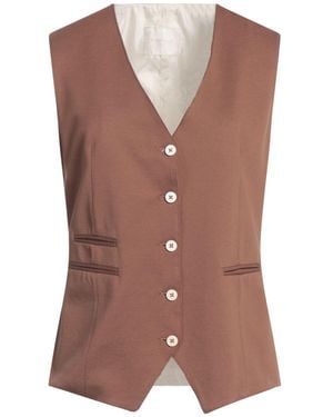 Circolo 1901 Tailored Vest - Brown