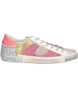 Philippe Model Sneakers Leather, Textile Fibers - Pink