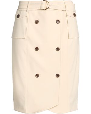 Calvin Klein Midi Skirt Polyester, Viscose, Elastane - Natural