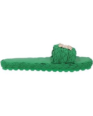 La Carrie Sandals - Green