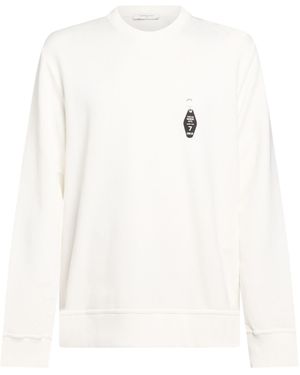 ih nom uh nit Sweatshirt Cotton, Elastane - White