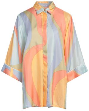Beatrice B. Sky Shirt Silk - Blue
