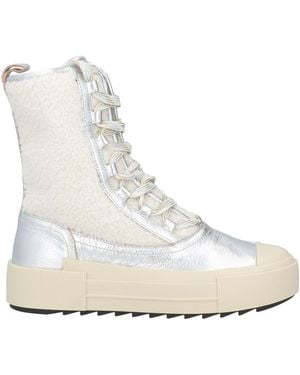 Philippe Model Ankle Boots Leather, Textile Fibers - White