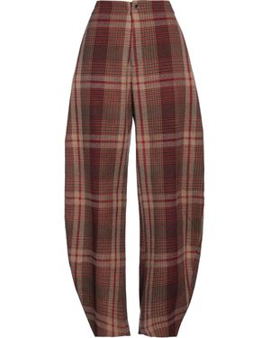 Uma Wang Camel Trousers Cotton, Virgin Wool - Brown