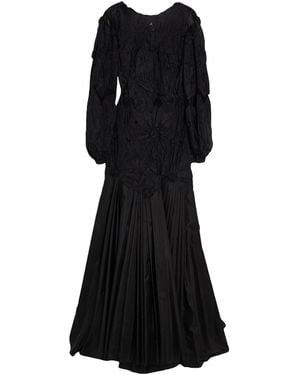 Alberta Ferretti Maxi Dress Polyamide - Black
