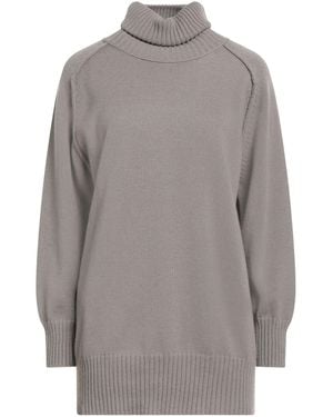 Isabel Benenato Turtleneck Cashmere - Gray