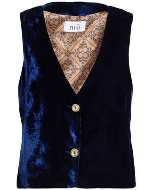 Niu Couture-Weste - Blau
