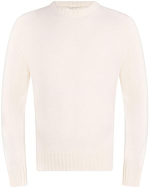 FILIPPO DE LAURENTIIS Jumper Merino Wool, Cashmere - White