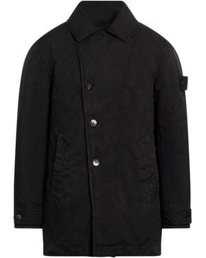 Stone Island Coat Polyester, Polyamide - Black